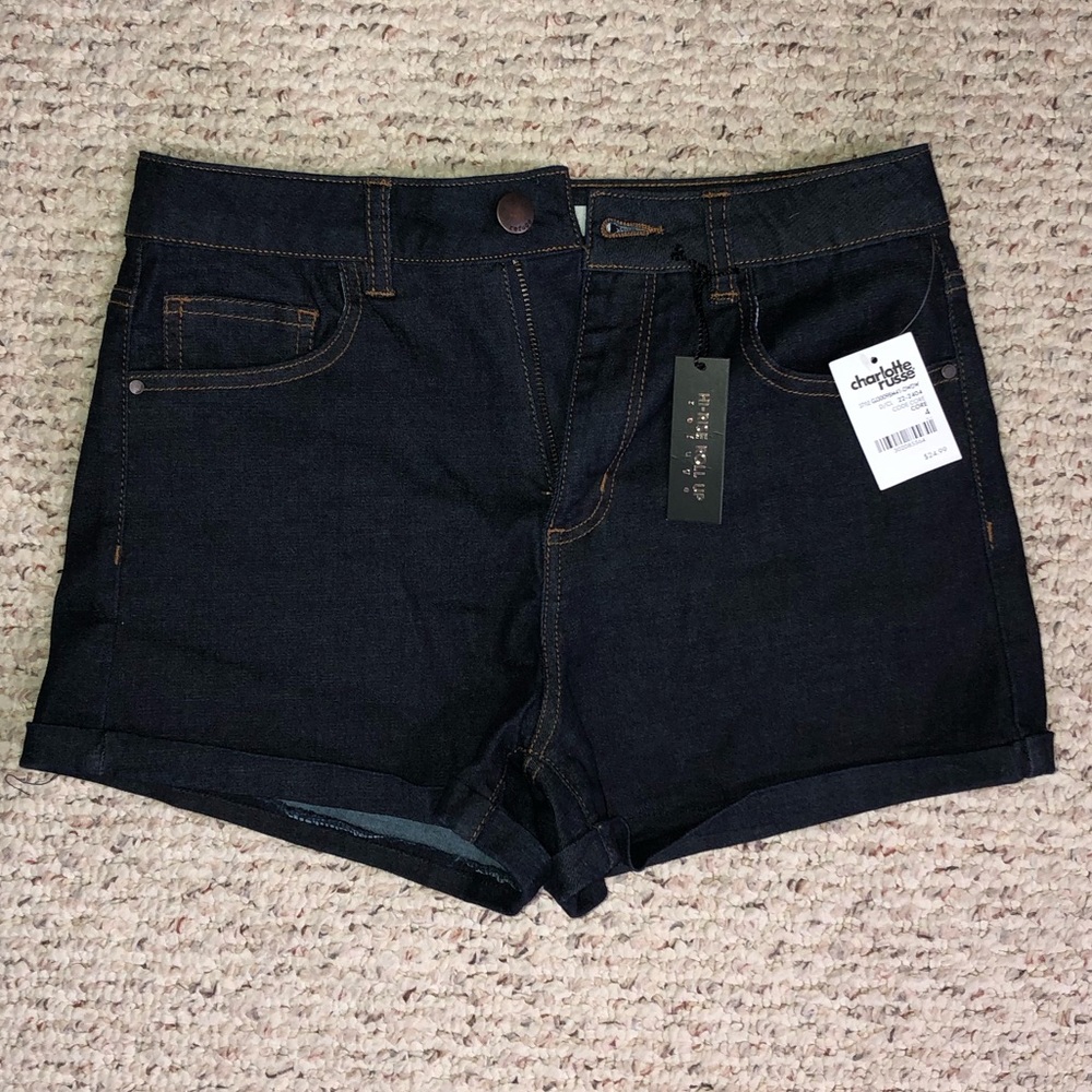 Refuge Dark Blue High-Rise Jeans